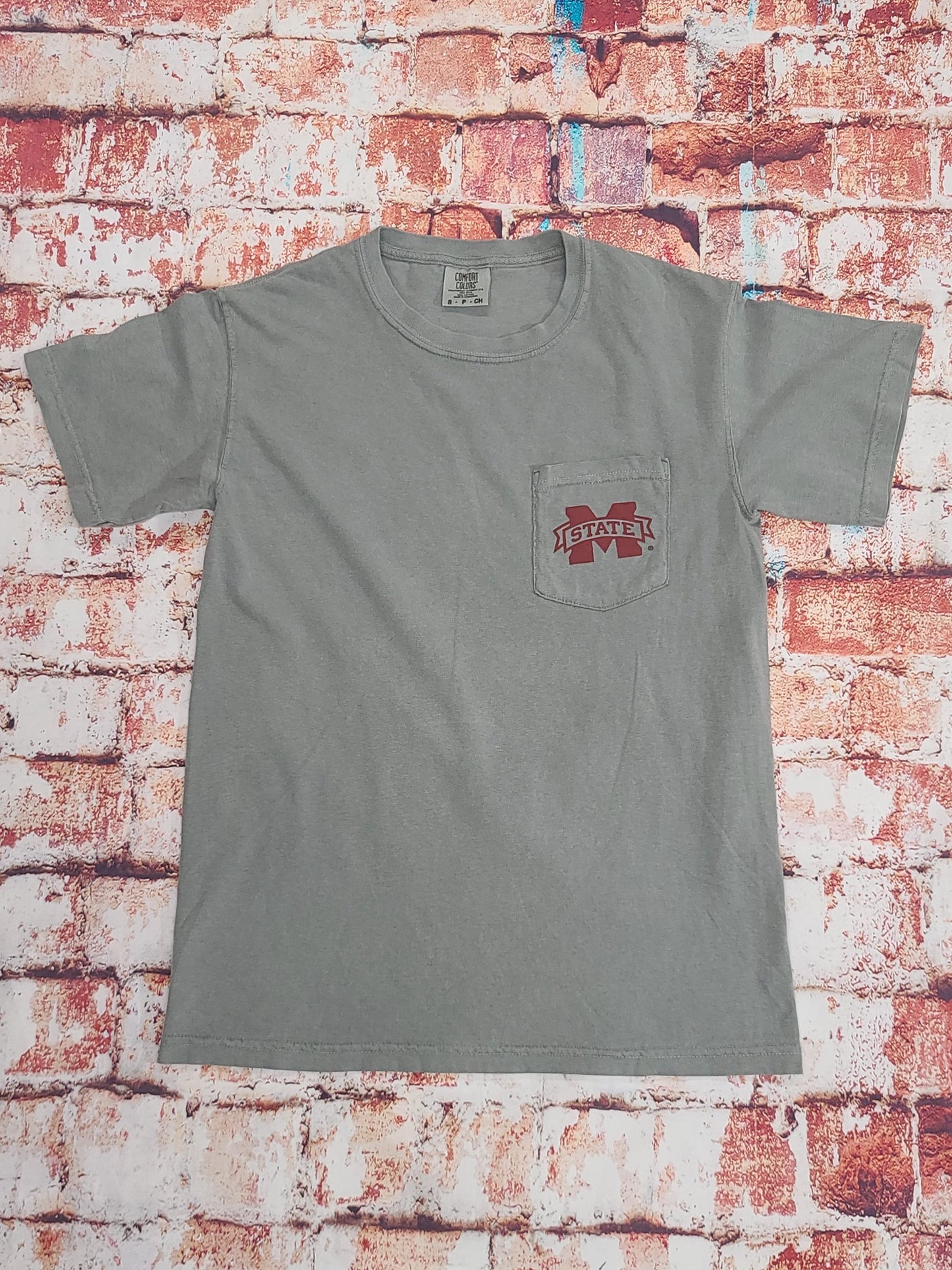 MSU MTN Patch Pocket Tee