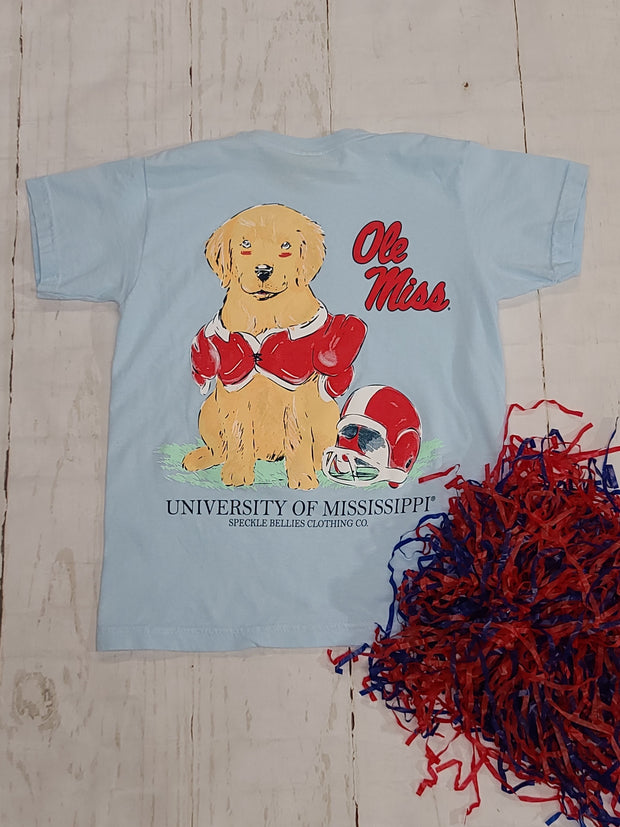 Ole Miss Football Pup YOUTH Girls