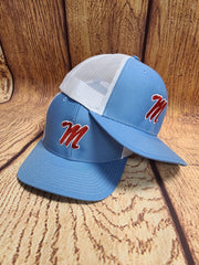 Ole Miss Script M Cap with Red