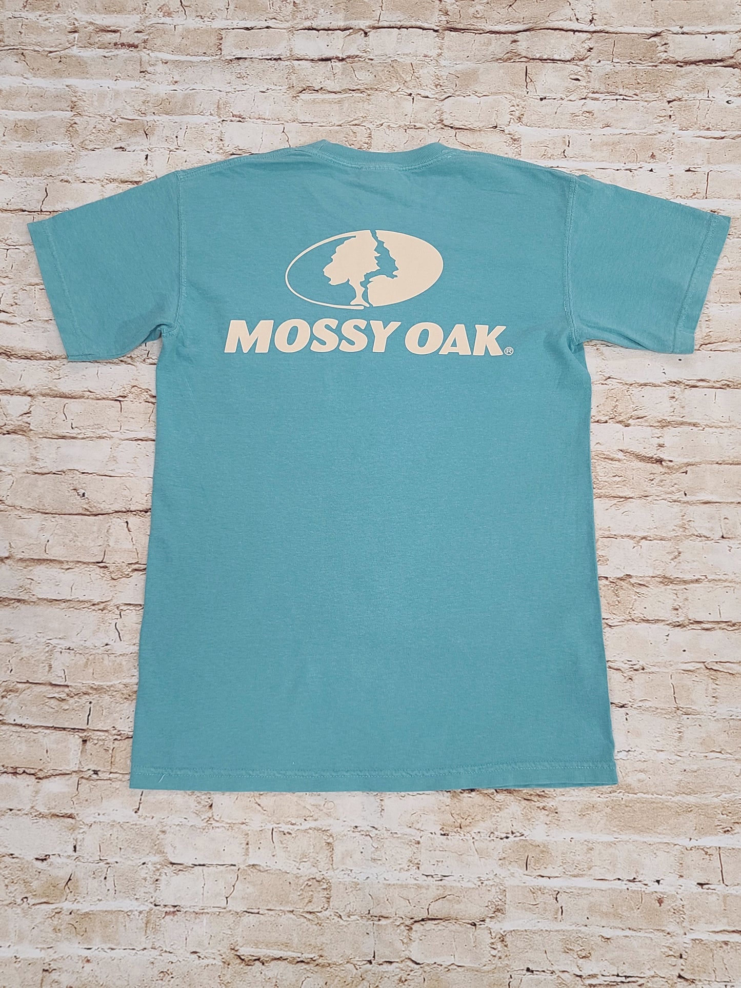 Mossy Oak Sand Logo Pocket Tee